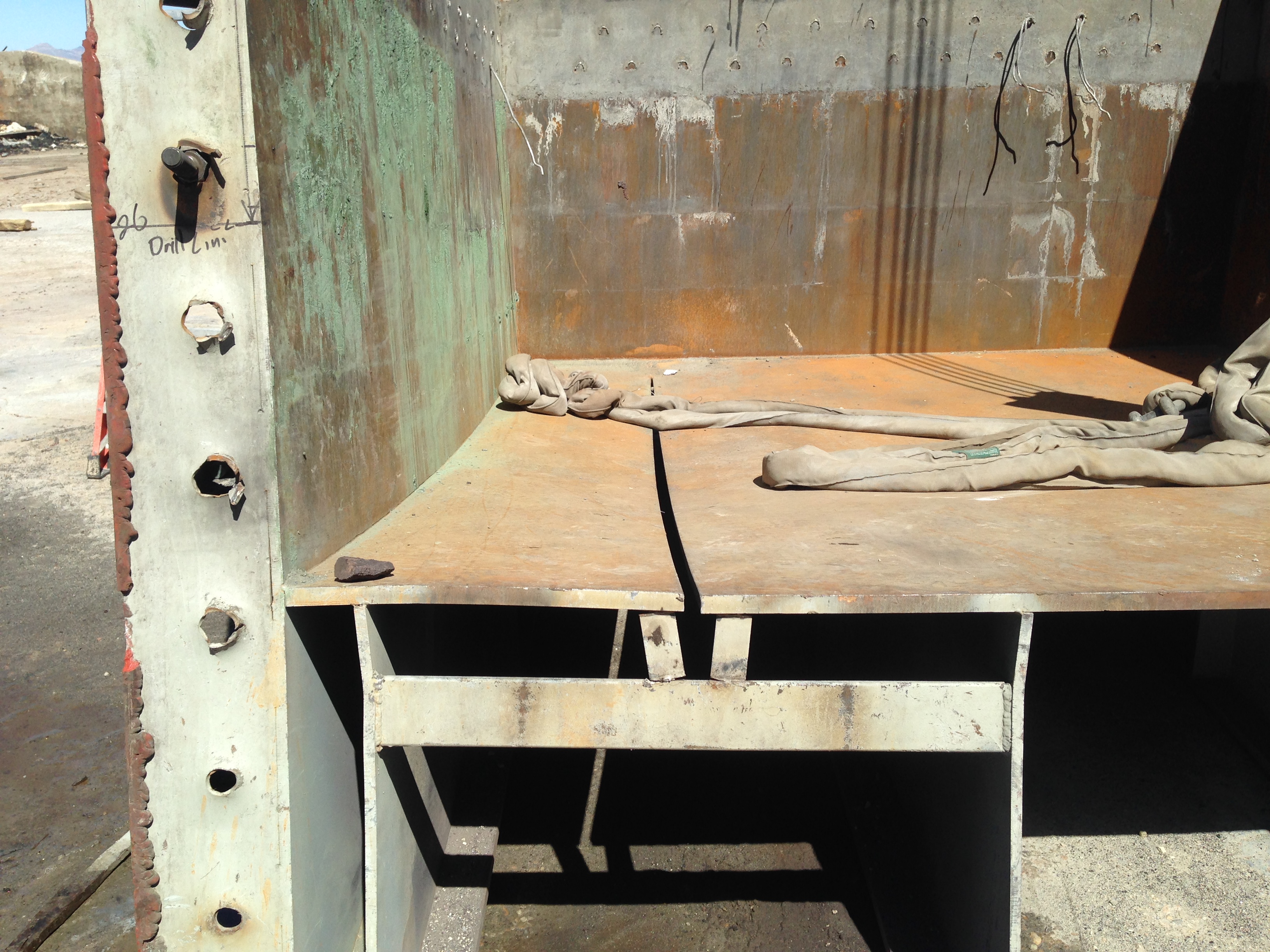Repairing the damaged section